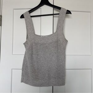 Tommy Bahama Light Gray Knit Tank Top